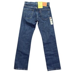 Levi's 513 Mens 30x30 Stretch Slim Straight Blue Denim Jeans Performance Flex